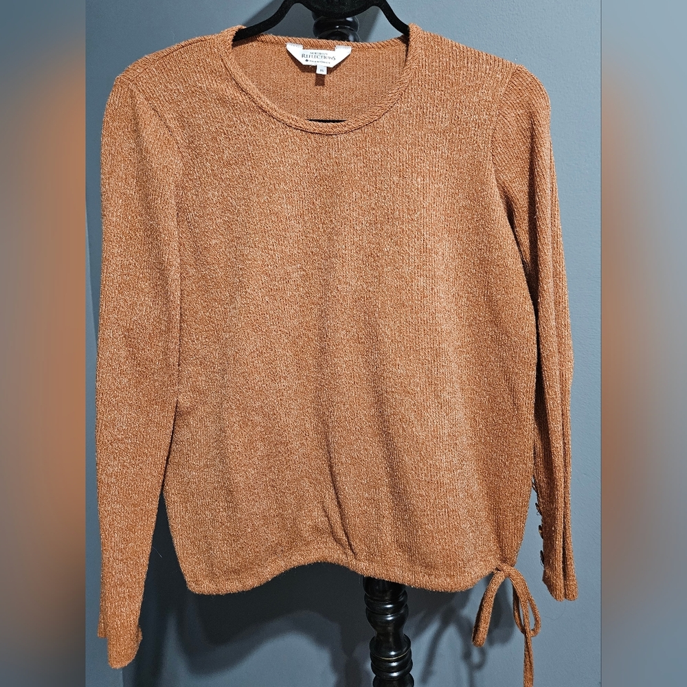 Northern Reflections Sweater with ties size medium